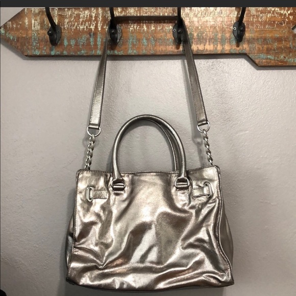 Michael Kors Tote Silver Bag - Picture 2 of 6
